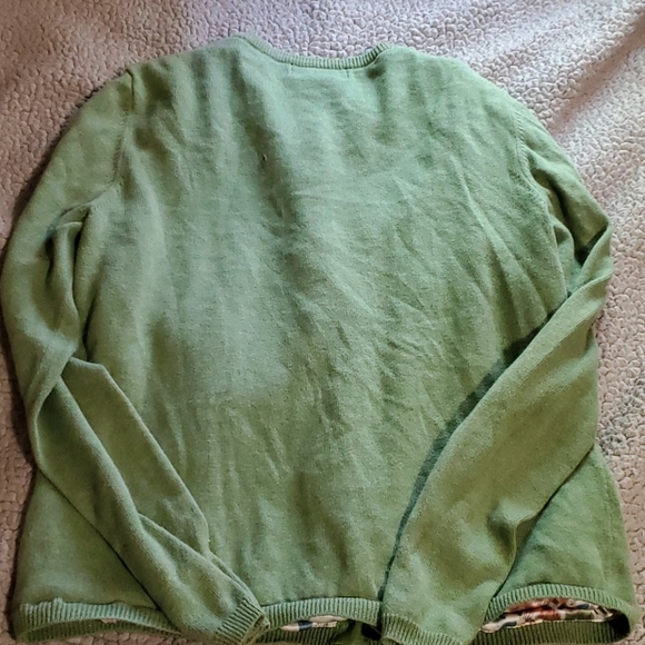 Eddie Bauer cotton/cashmere Cardigan - Picture 4 of 6